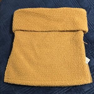 Zara Tan Sherpa Tube Top